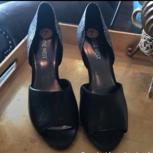 New Nine West Peep Toe Heels Shoes size 7 👠